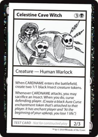 Celestine Cave Witch (2021 Edition) [Mystery Booster Playtest Cards] | Yard's Games Ltd