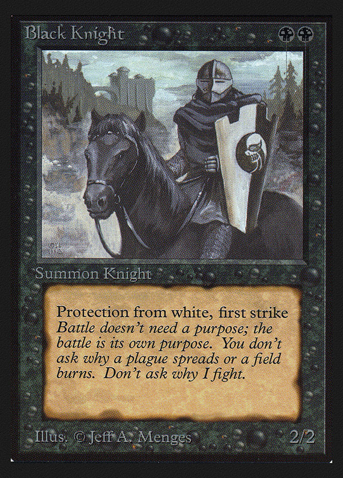 Black Knight [International Collectors' Edition] | Yard's Games Ltd