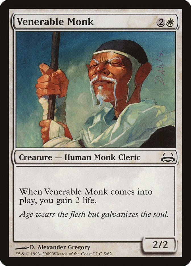 Venerable Monk [Duel Decks: Divine vs. Demonic] | Yard's Games Ltd
