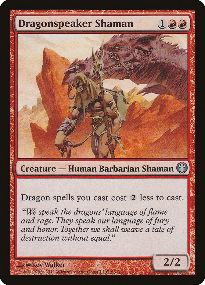 Dragonspeaker Shaman [Duel Decks: Knights vs. Dragons] | Yard's Games Ltd