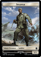 Soldier // Mutant Double-Sided Token [Doctor Who Tokens] | Yard's Games Ltd