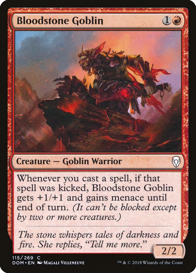 Bloodstone Goblin [Dominaria] | Yard's Games Ltd