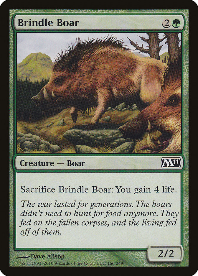 Brindle Boar [Magic 2011] | Yard's Games Ltd