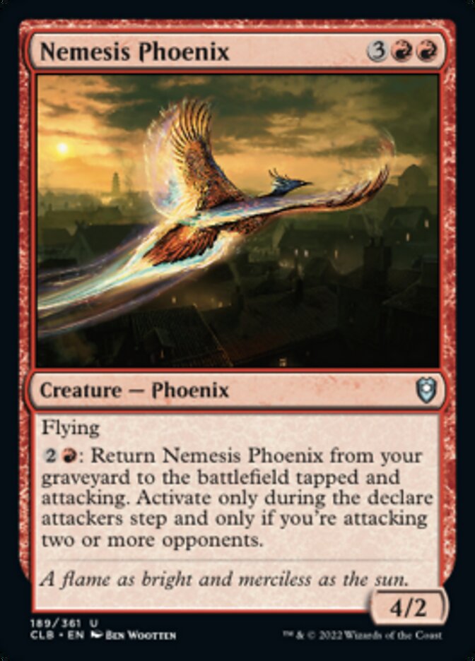 Nemesis Phoenix [Commander Legends: Battle for Baldur's Gate] | Yard's Games Ltd