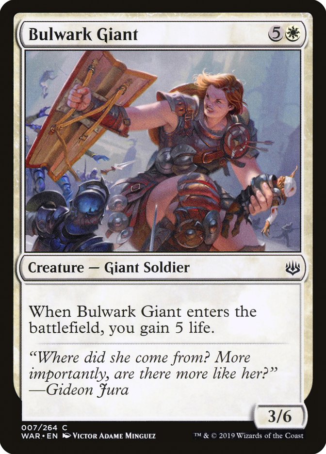 Bulwark Giant [War of the Spark] | Yard's Games Ltd