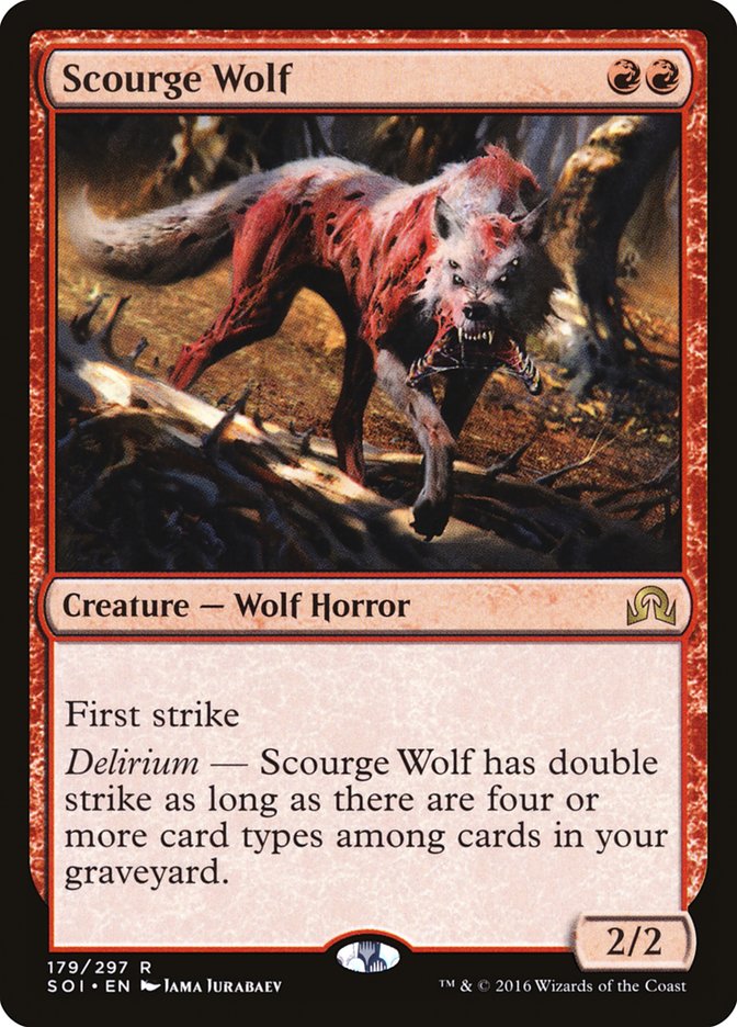 Scourge Wolf [Shadows over Innistrad] | Yard's Games Ltd
