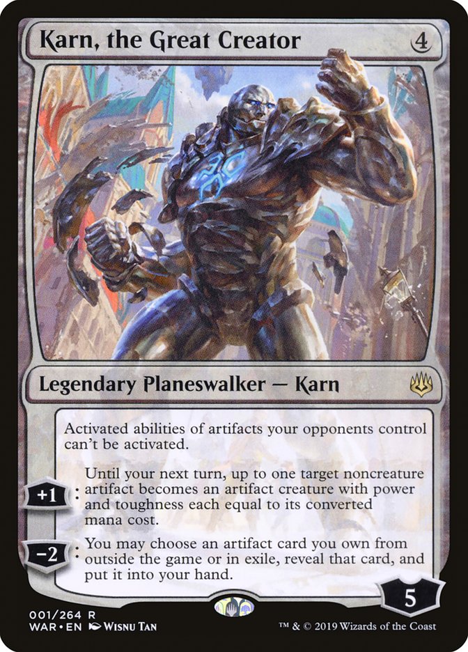 Karn, the Great Creator [War of the Spark] | Yard's Games Ltd