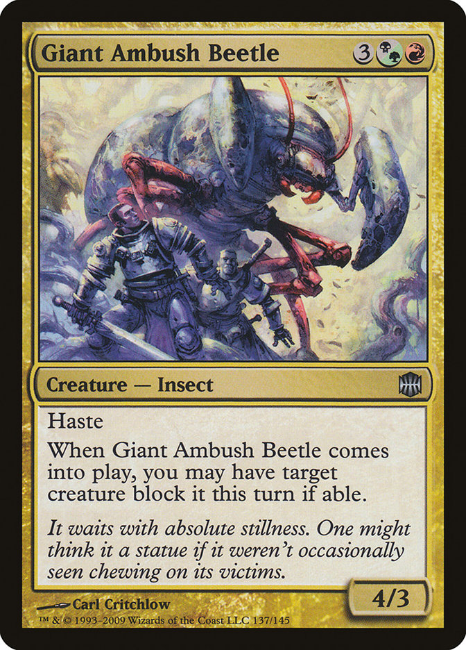 Giant Ambush Beetle [Alara Reborn] | Yard's Games Ltd