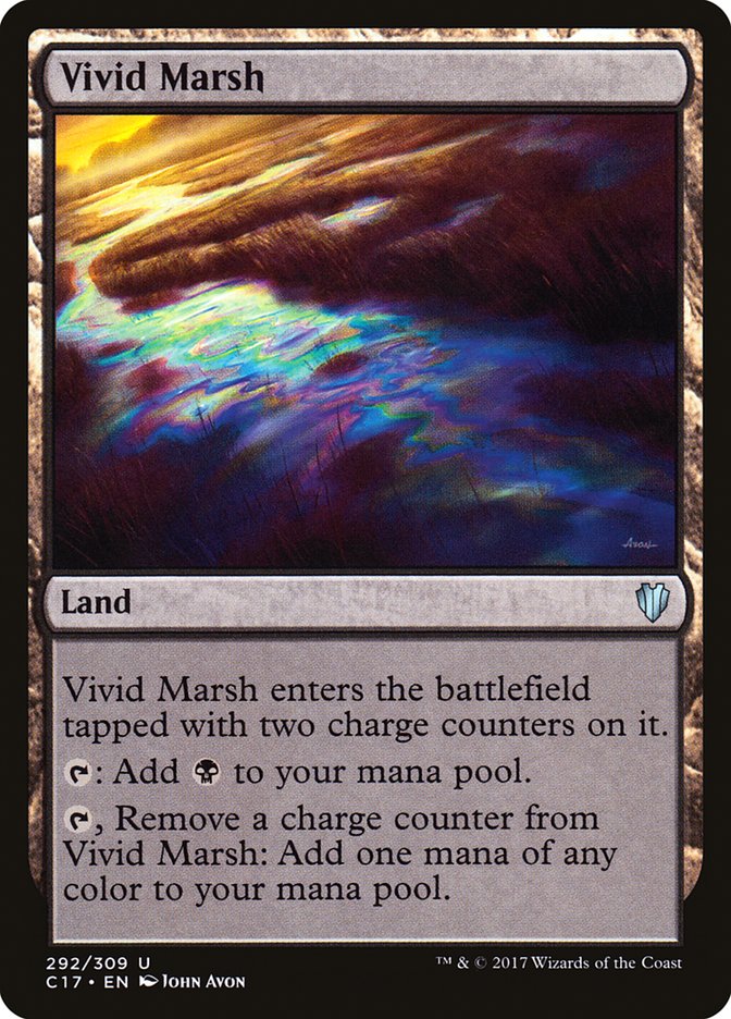 Vivid Marsh [Commander 2017] | Yard's Games Ltd