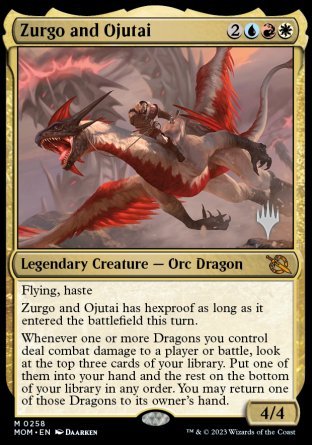 Zurgo and Ojutai (Promo Pack) [March of the Machine Promos] | Yard's Games Ltd