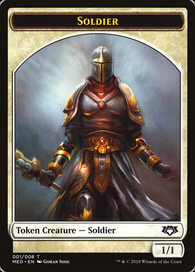 Soldier Token [Mythic Edition Tokens] | Yard's Games Ltd