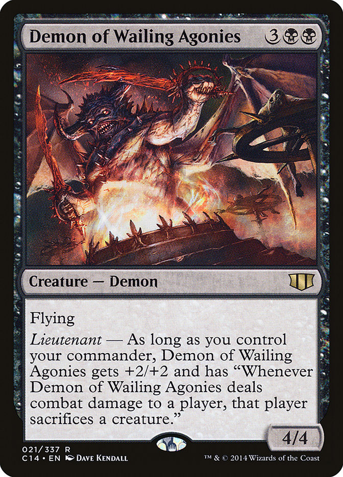 Demon of Wailing Agonies [Commander 2014] | Yard's Games Ltd