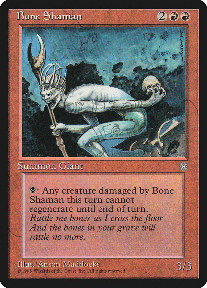 Bone Shaman [Ice Age] | Yard's Games Ltd
