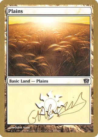 Plains (333) - 2004 Gabriel Nassif (8ED) [World Championship Decks 2004] | Yard's Games Ltd