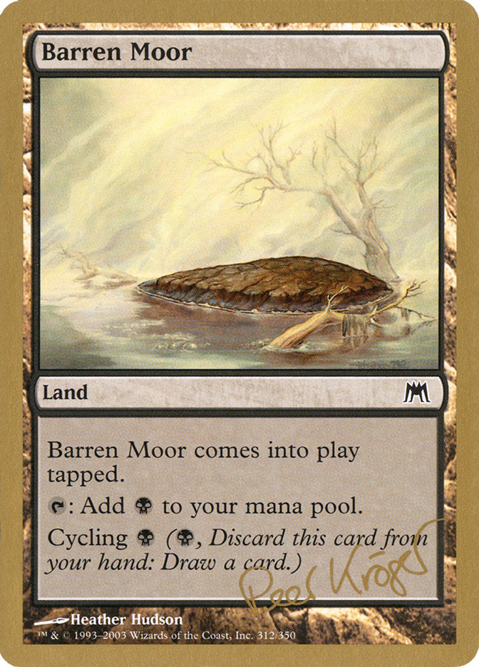 Barren Moor (Peer Kroger) [World Championship Decks 2003] | Yard's Games Ltd