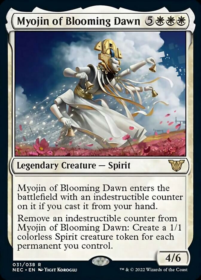 Myojin of Blooming Dawn [Kamigawa: Neon Dynasty Commander] | Yard's Games Ltd