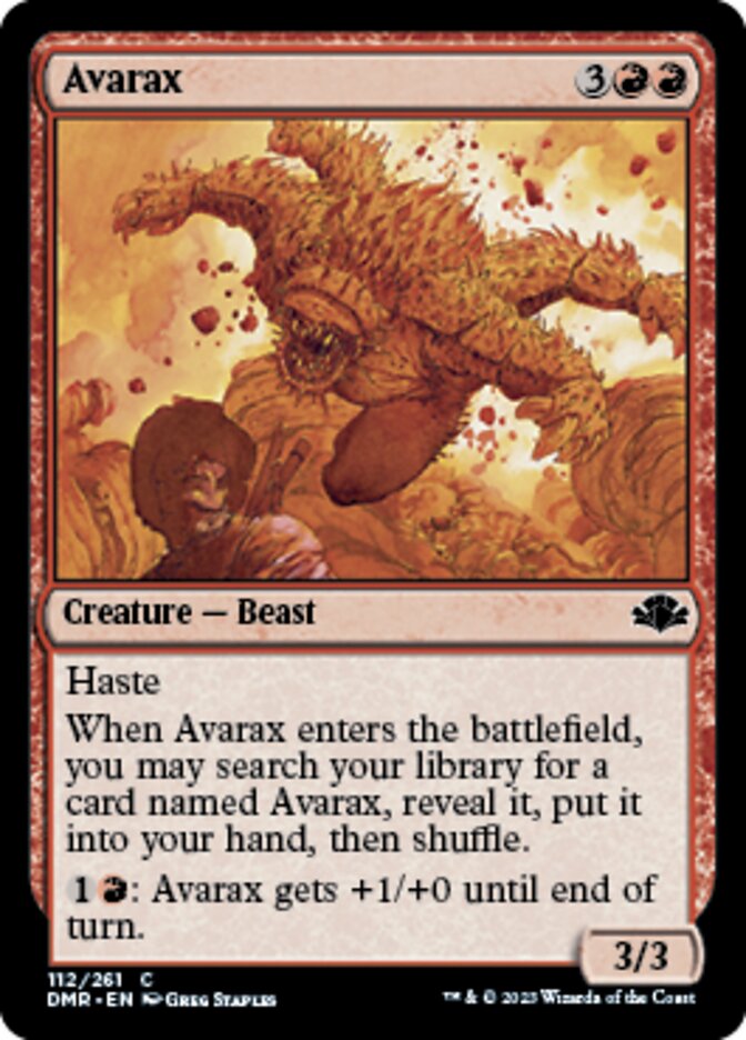 Avarax [Dominaria Remastered] | Yard's Games Ltd