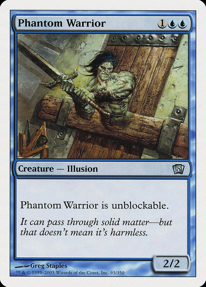 Phantom Warrior [Eighth Edition] | Yard's Games Ltd