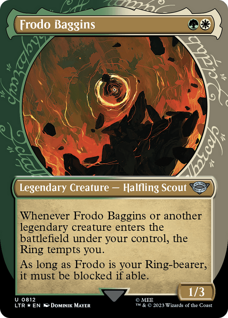 Frodo Baggins (Showcase) (Surge Foil) [The Lord of the Rings: Tales of Middle-Earth] | Yard's Games Ltd