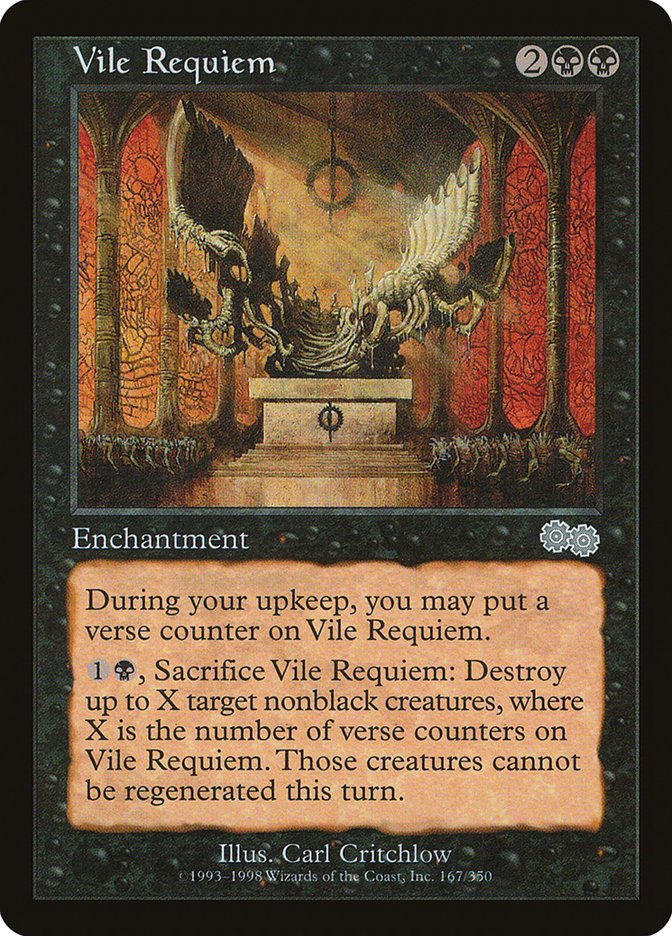 Vile Requiem [Urza's Saga] | Yard's Games Ltd