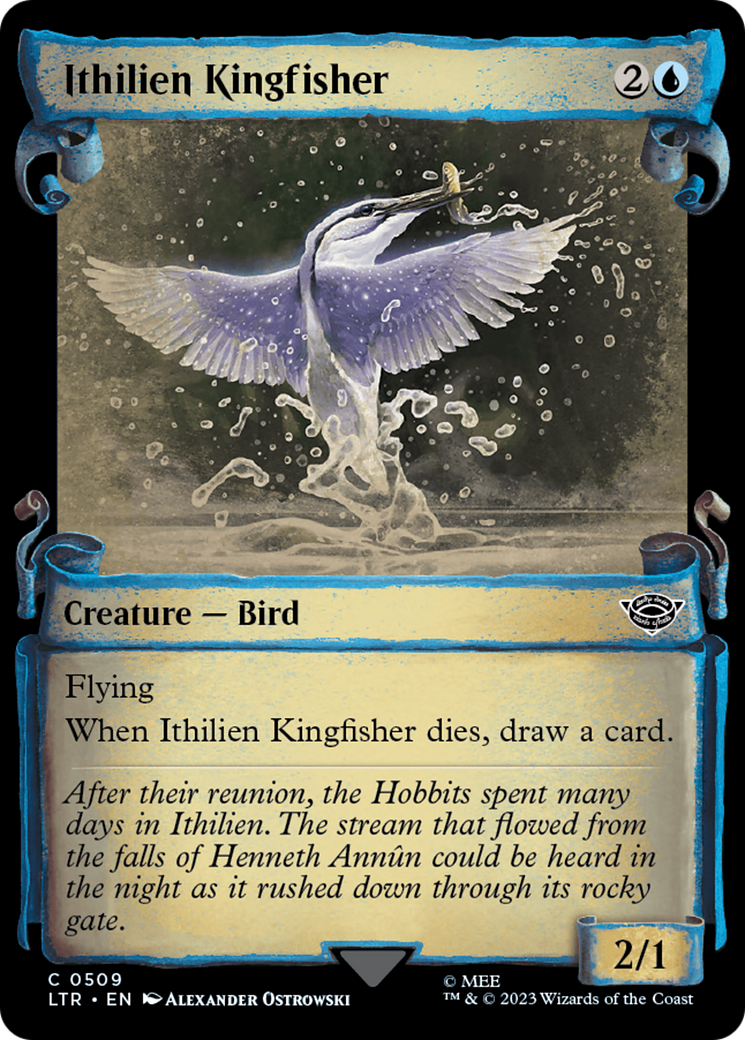 Ithilien Kingfisher [The Lord of the Rings: Tales of Middle-Earth Showcase Scrolls] | Yard's Games Ltd