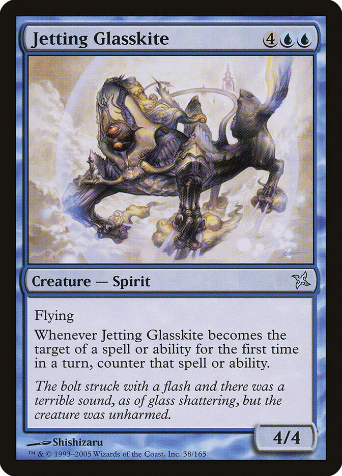 Jetting Glasskite [Betrayers of Kamigawa] | Yard's Games Ltd