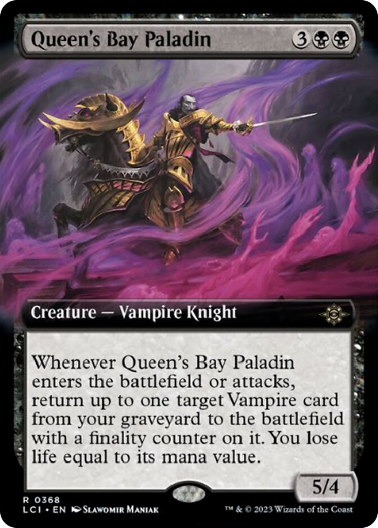 Queen's Bay Paladin (Extended Art) [The Lost Caverns of Ixalan] | Yard's Games Ltd