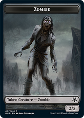 Zombie // Human Soldier Double-Sided Token [Game Night: Free-for-All Tokens] | Yard's Games Ltd
