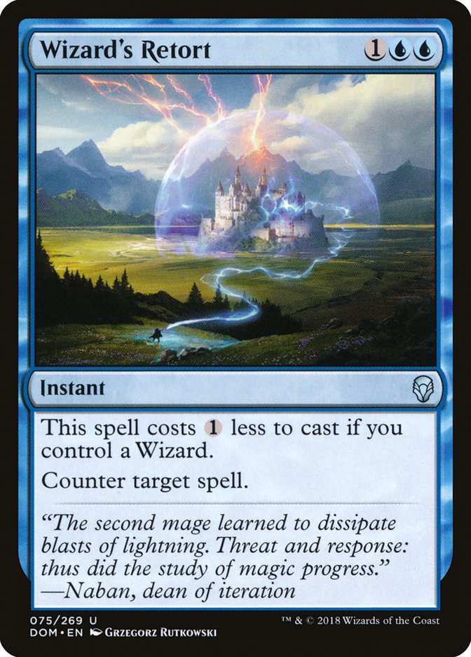 Wizard's Retort [Dominaria] | Yard's Games Ltd