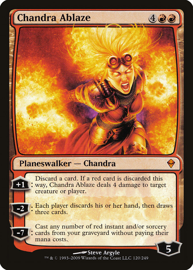 Chandra Ablaze [Zendikar] | Yard's Games Ltd