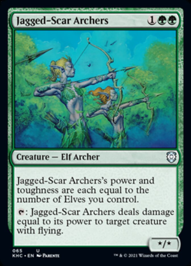 Jagged-Scar Archers [Kaldheim Commander] | Yard's Games Ltd