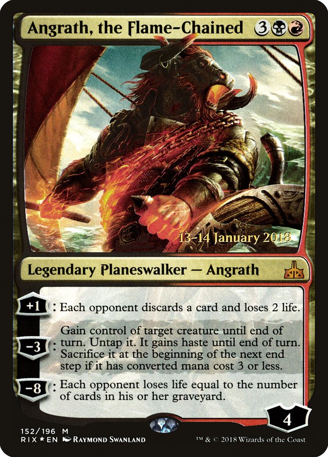 Angrath, the Flame-Chained [Rivals of Ixalan Prerelease Promos] | Yard's Games Ltd