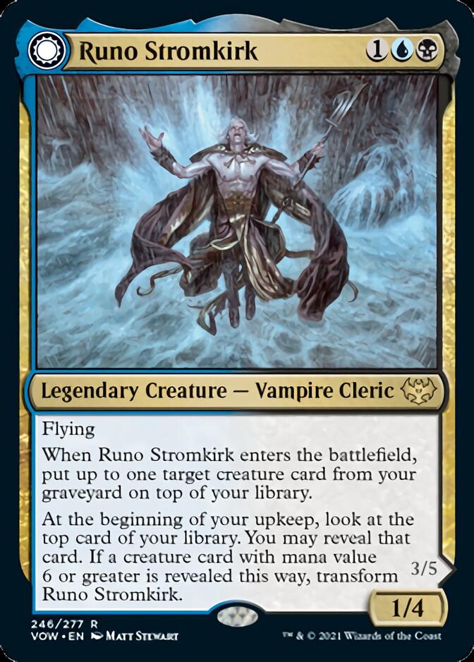 Runo Stromkirk // Krothuss, Lord of the Deep [Innistrad: Crimson Vow] | Yard's Games Ltd