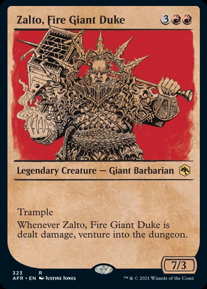 Zalto, Fire Giant Duke (Showcase) [Dungeons & Dragons: Adventures in the Forgotten Realms] | Yard's Games Ltd