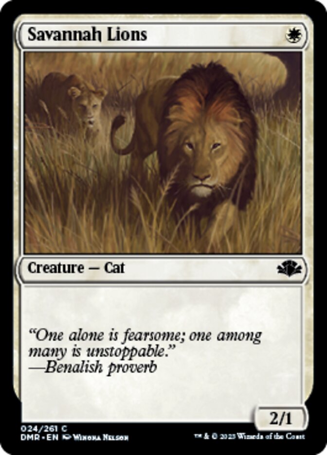 Savannah Lions [Dominaria Remastered] | Yard's Games Ltd