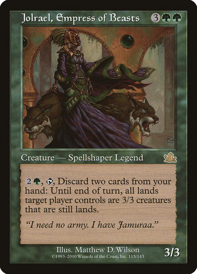 Jolrael, Empress of Beasts [Prophecy] | Yard's Games Ltd