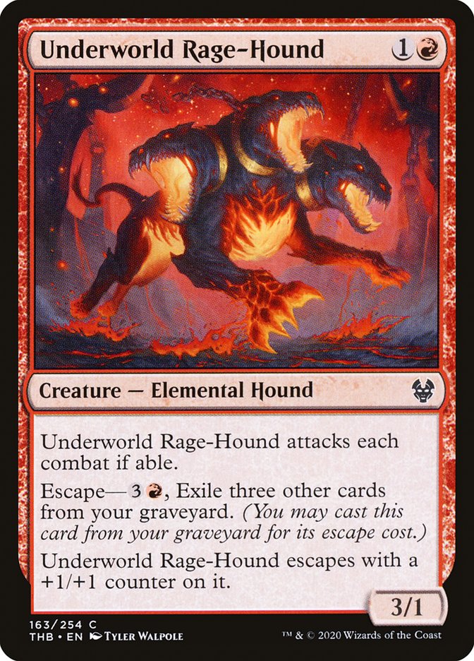 Underworld Rage-Hound [Theros Beyond Death] | Yard's Games Ltd