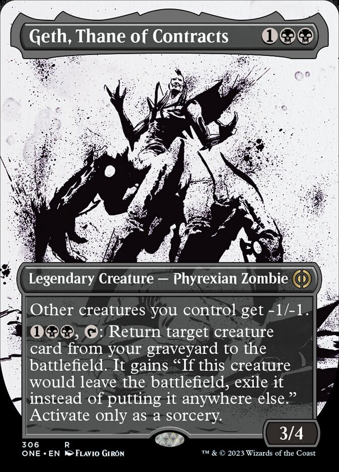 Geth, Thane of Contracts (Borderless Ichor) [Phyrexia: All Will Be One] | Yard's Games Ltd