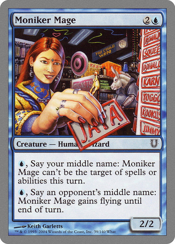 Moniker Mage [Unhinged] | Yard's Games Ltd