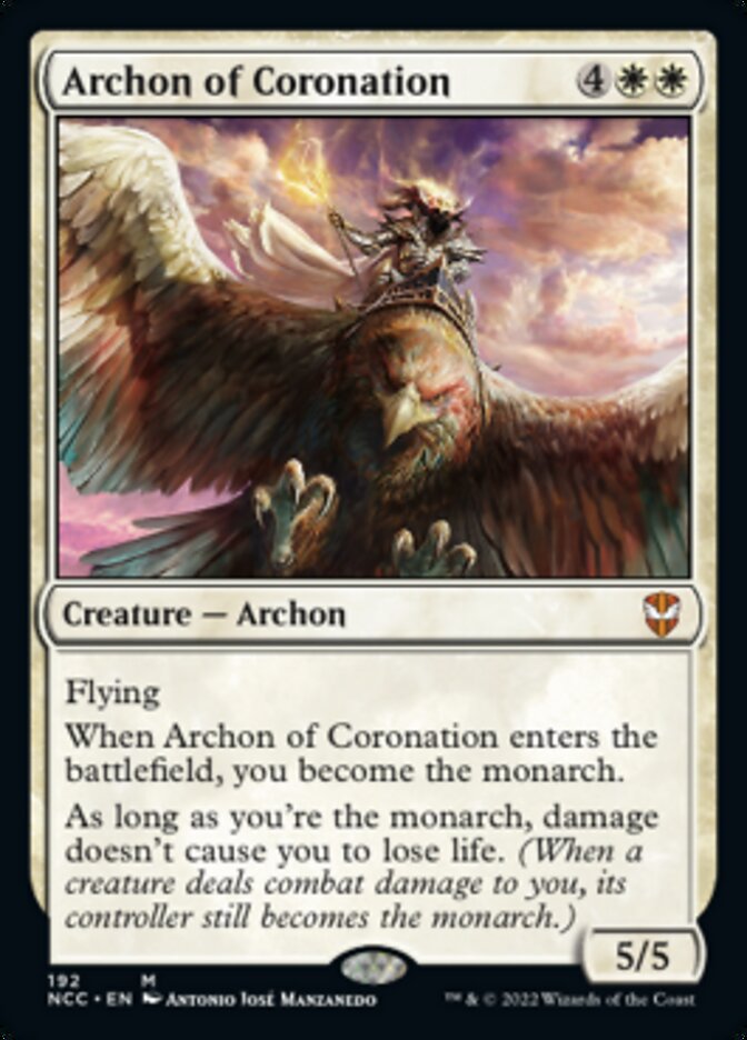 Archon of Coronation [Streets of New Capenna Commander] | Yard's Games Ltd