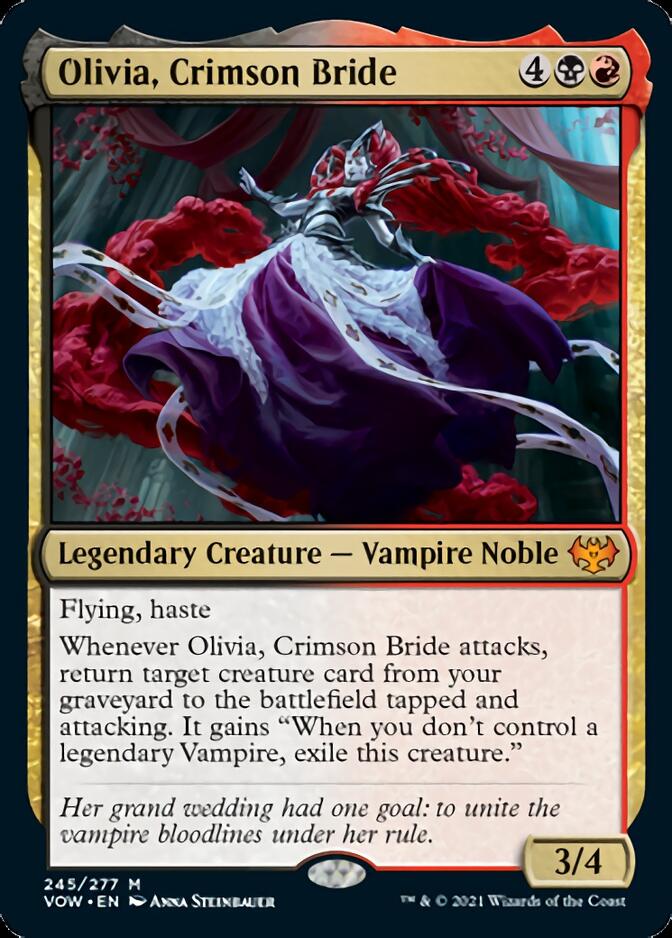Olivia, Crimson Bride [Innistrad: Crimson Vow] | Yard's Games Ltd