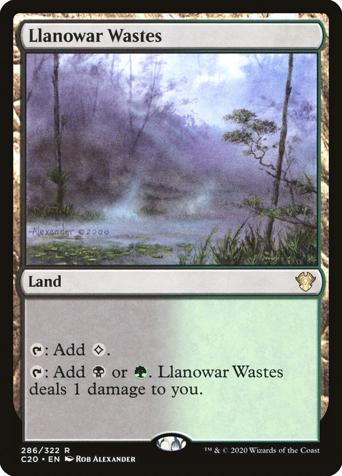 Llanowar Wastes [Commander 2020] | Yard's Games Ltd