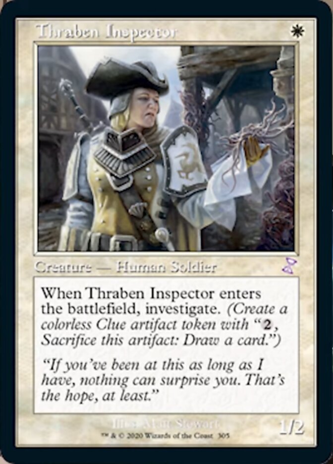 Thraben Inspector (Timeshifted) [Time Spiral Remastered] | Yard's Games Ltd