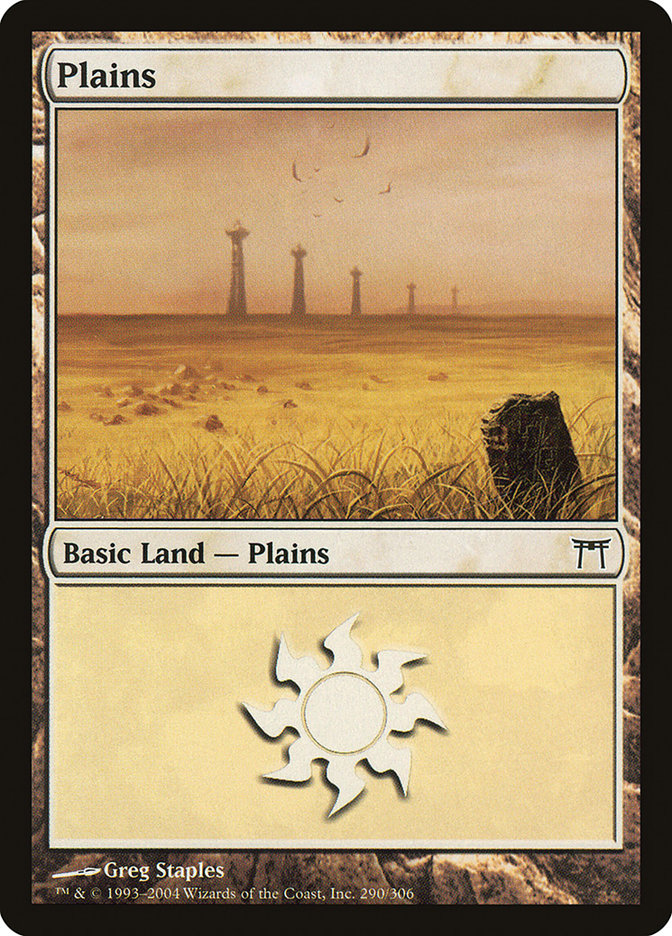 Plains (290) [Champions of Kamigawa] | Yard's Games Ltd