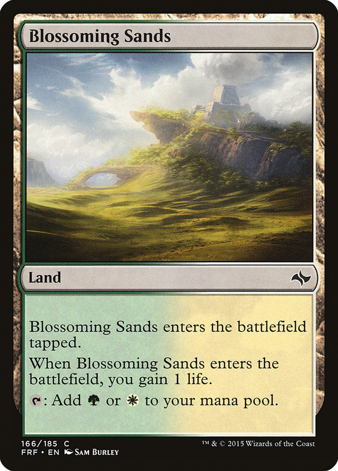 Blossoming Sands [Fate Reforged] | Yard's Games Ltd