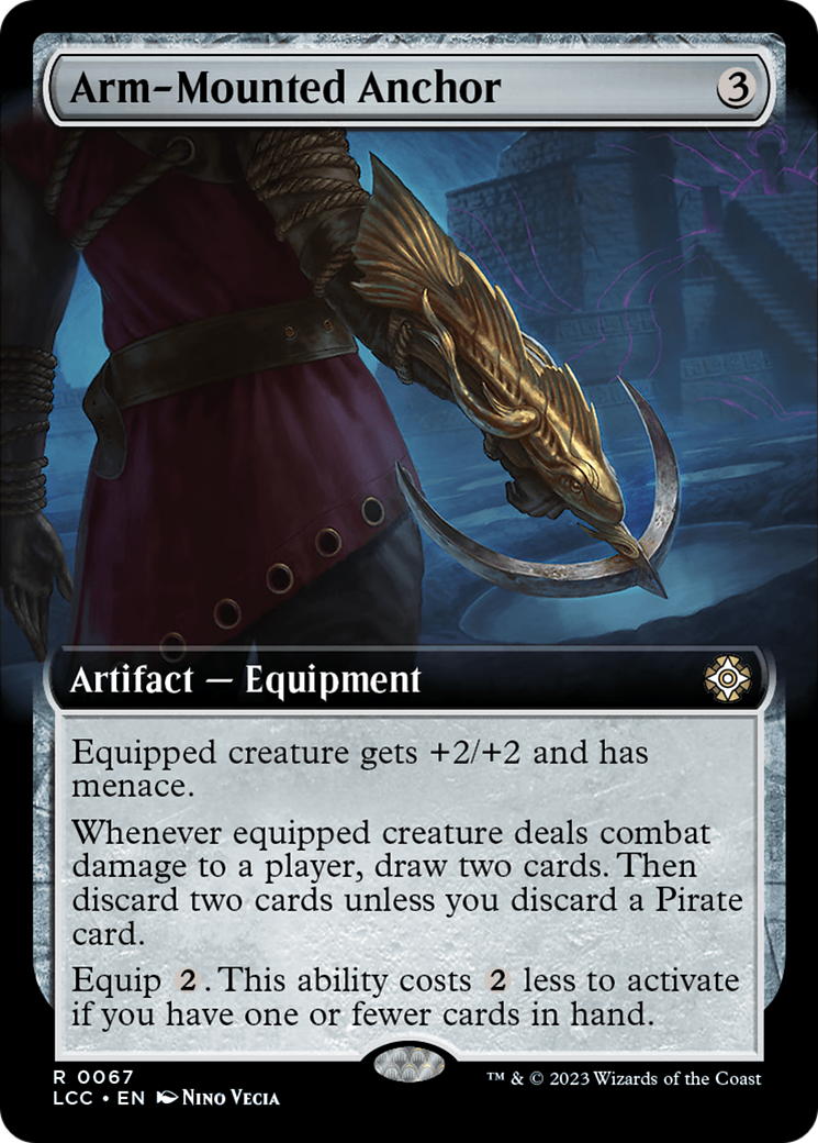 Arm-Mounted Anchor (Extended Art) [The Lost Caverns of Ixalan Commander] | Yard's Games Ltd