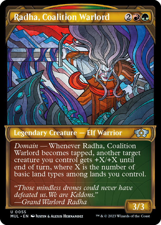 Radha, Coalition Warlord [Multiverse Legends] | Yard's Games Ltd