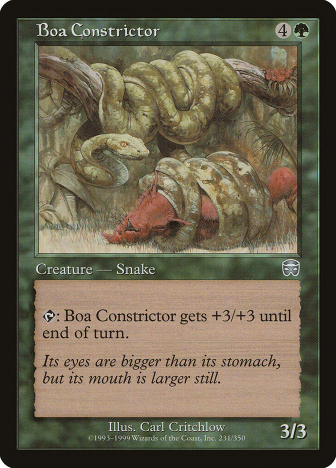 Boa Constrictor [Mercadian Masques] | Yard's Games Ltd