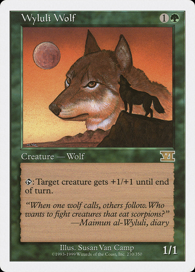 Wyluli Wolf [Classic Sixth Edition] | Yard's Games Ltd