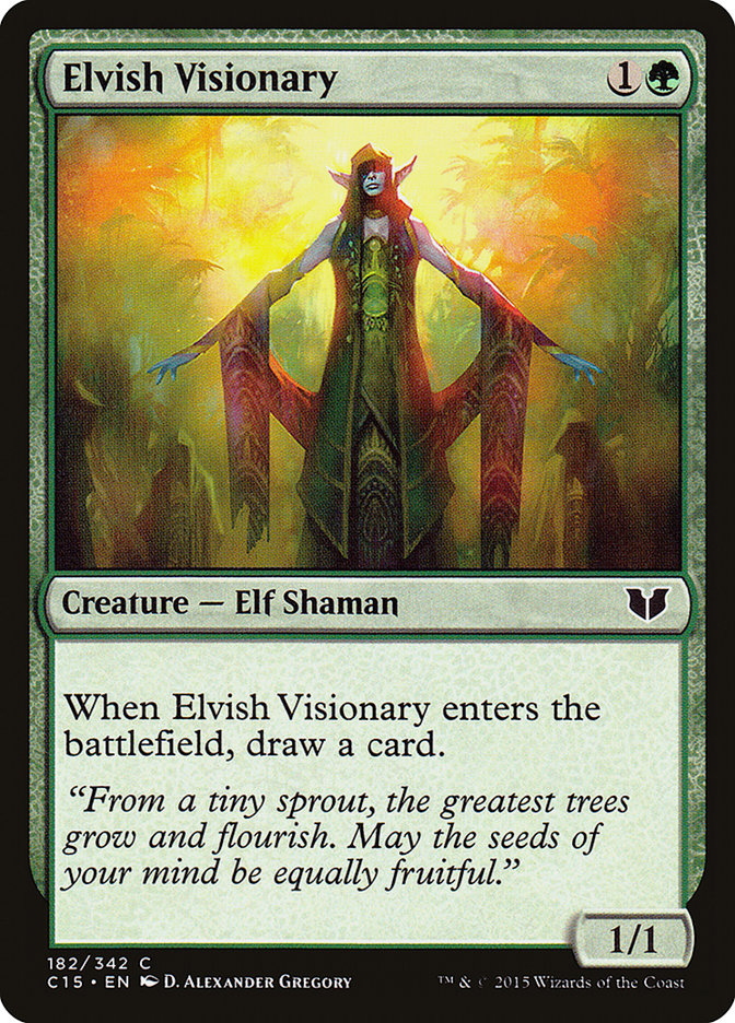 Elvish Visionary [Commander 2015] | Yard's Games Ltd